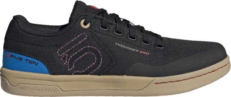 Adidas Five Ten Freerider Pro Canvas 'Black Gum' Sneakers, Black
