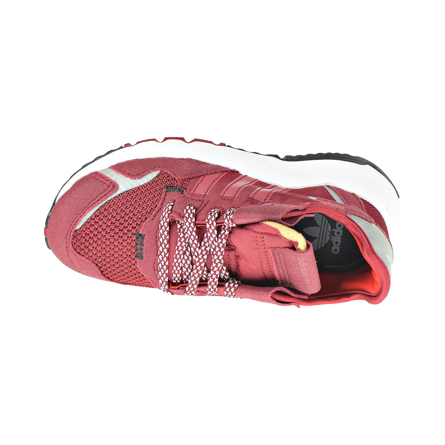 Adidas Nite Jogger Little Kids' Shoes Collegiate Burgundy-Cloud White