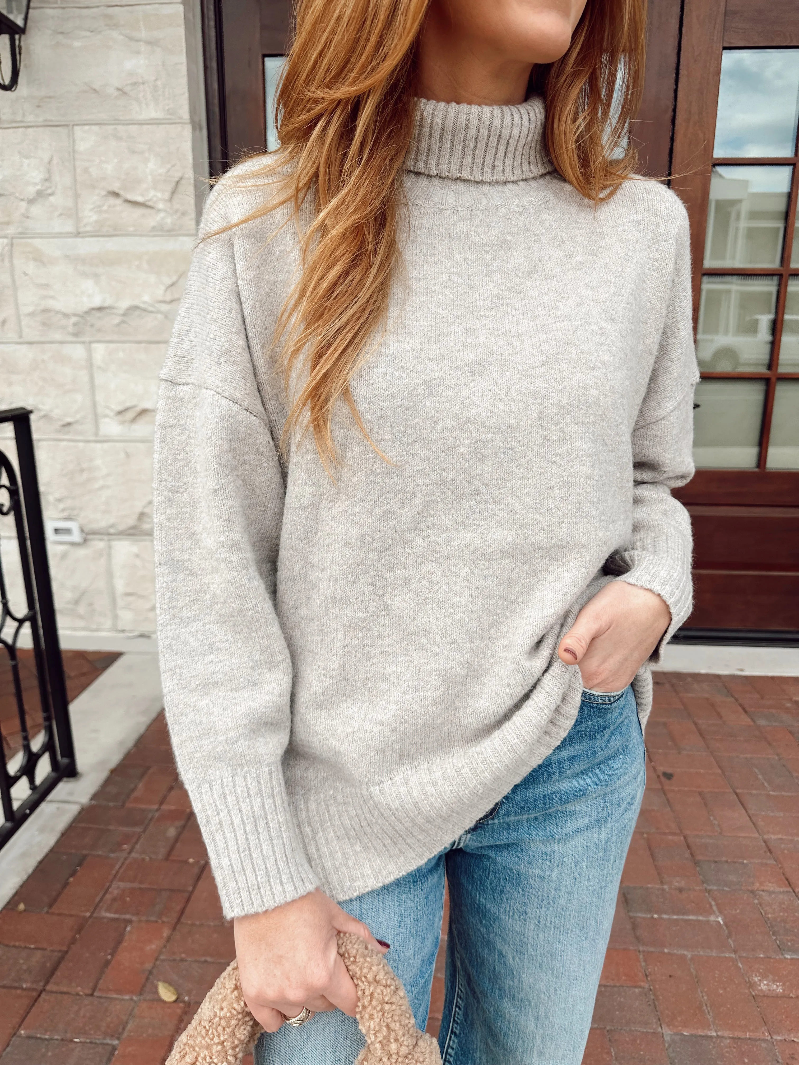 Allie Turtleneck Sweater Top