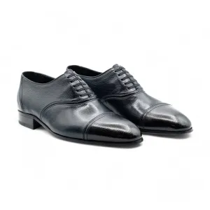 Artioli Ludovico Men's Shoes Full Grain Leather Classic Cap-Toe Oxfords (ART1064)