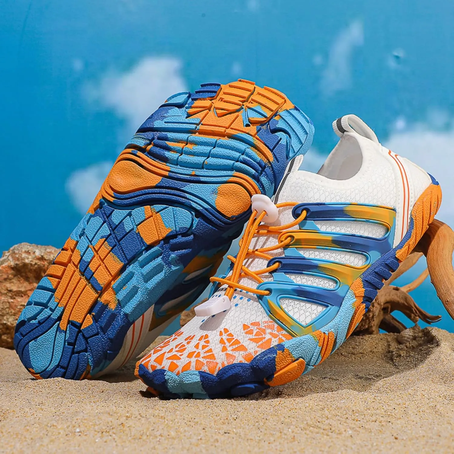 Athletic Hiking Water Shoes Unisex Quick Dry&Non-Slip Surfing Training Shoes,Wide Toe Box Beach Walking Barefoot Wear Lightweight Breathable Cycling Surfing Barefoot Outdoor Waterproof Comfort Wear