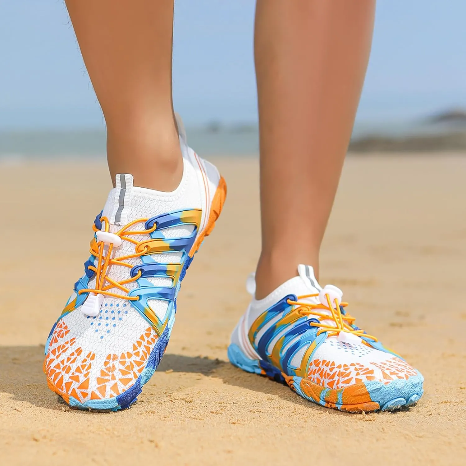 Athletic Hiking Water Shoes Unisex Quick Dry&Non-Slip Surfing Training Shoes,Wide Toe Box Beach Walking Barefoot Wear Lightweight Breathable Cycling Surfing Barefoot Outdoor Waterproof Comfort Wear