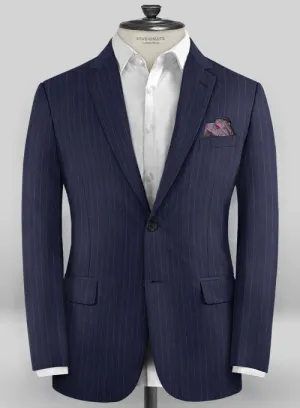 Caccioppoli Sun Dream Sodina Navy Blue Wool Silk Jacket
