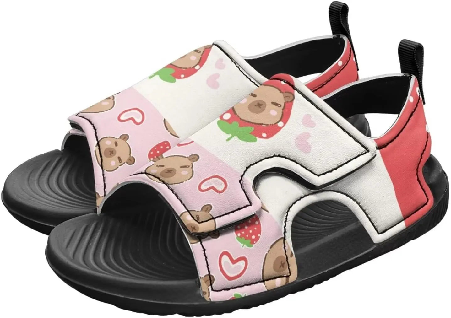 Capybara Sport Sandals for Kids Fashion Cute Summer Water Shoes Quick Dry Open Toe Hiking Walking Sandals for Boys Girls