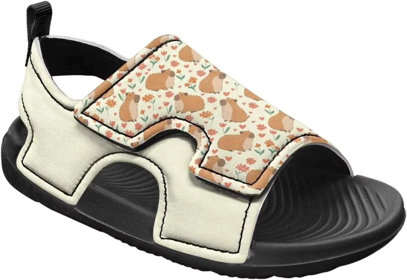 Capybara Sport Sandals for Kids Fashion Cute Summer Water Shoes Quick Dry Open Toe Hiking Walking Sandals for Boys Girls