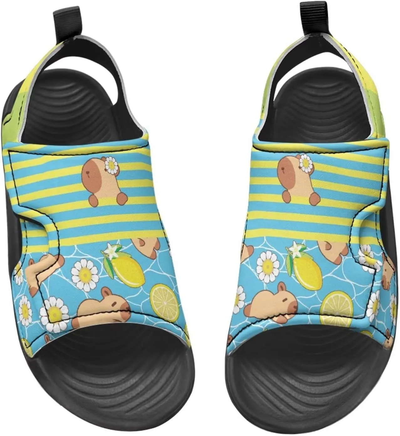 Capybara Sport Sandals for Kids Fashion Cute Summer Water Shoes Quick Dry Open Toe Hiking Walking Sandals for Boys Girls