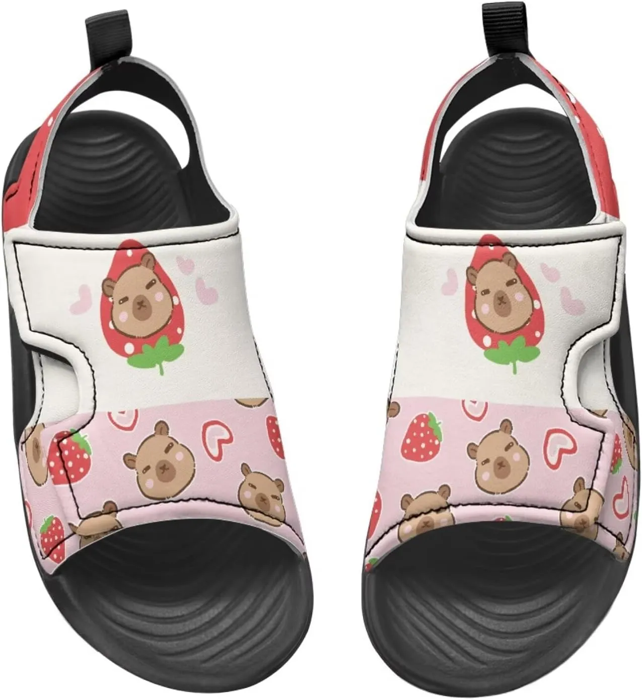 Capybara Sport Sandals for Kids Fashion Cute Summer Water Shoes Quick Dry Open Toe Hiking Walking Sandals for Boys Girls