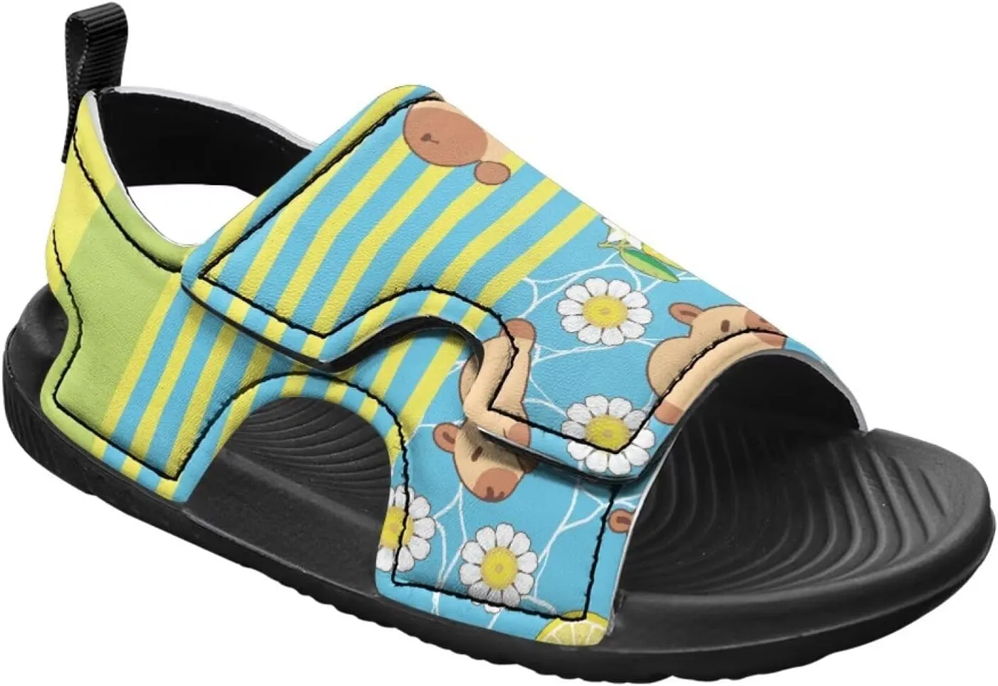 Capybara Sport Sandals for Kids Fashion Cute Summer Water Shoes Quick Dry Open Toe Hiking Walking Sandals for Boys Girls