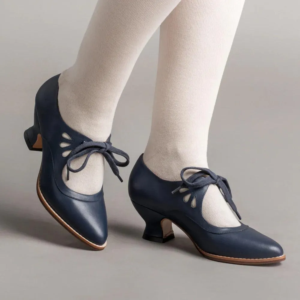 Chic Lace-Up Hollow High Heel Casual Footwear