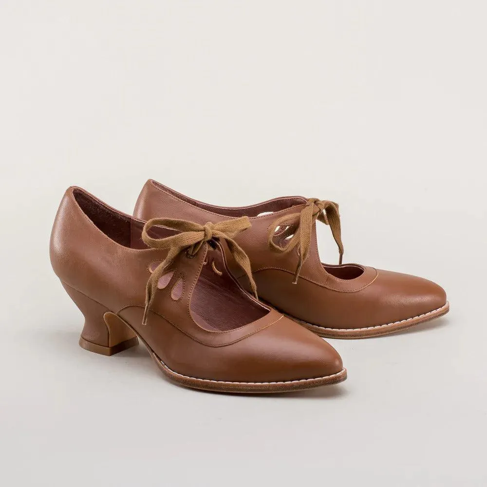 Chic Lace-Up Hollow High Heel Casual Footwear