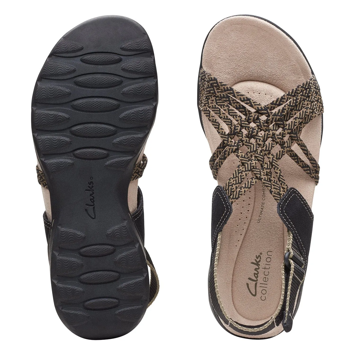 Clarks Amanda Ease Sandals (Standard Fit)