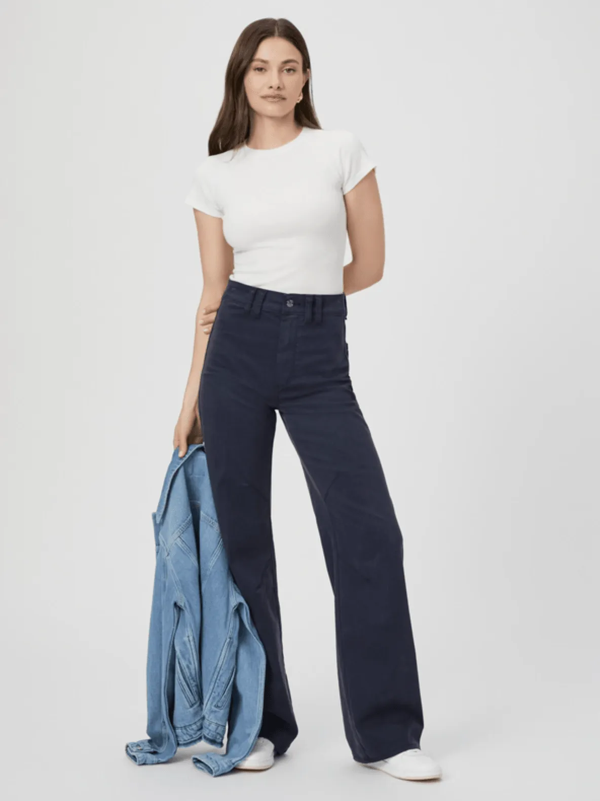 Clean Front Sasha 32" Navy Seascape