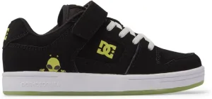 DC Boy's Manteca 4 V Skate Shoe, Black, 12 Little Kid