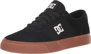 DC Men's Teknic Skate Shoe, Black/Gum, 8.5