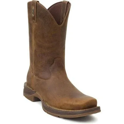 Durango Rebel DB5444 Men's 11" Brown Pull-On Western Cowboy Boots