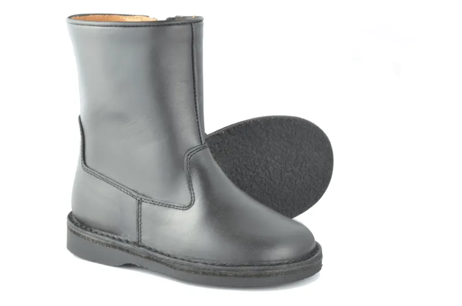 Eli1957 Girls Eli Black Nappa Boot