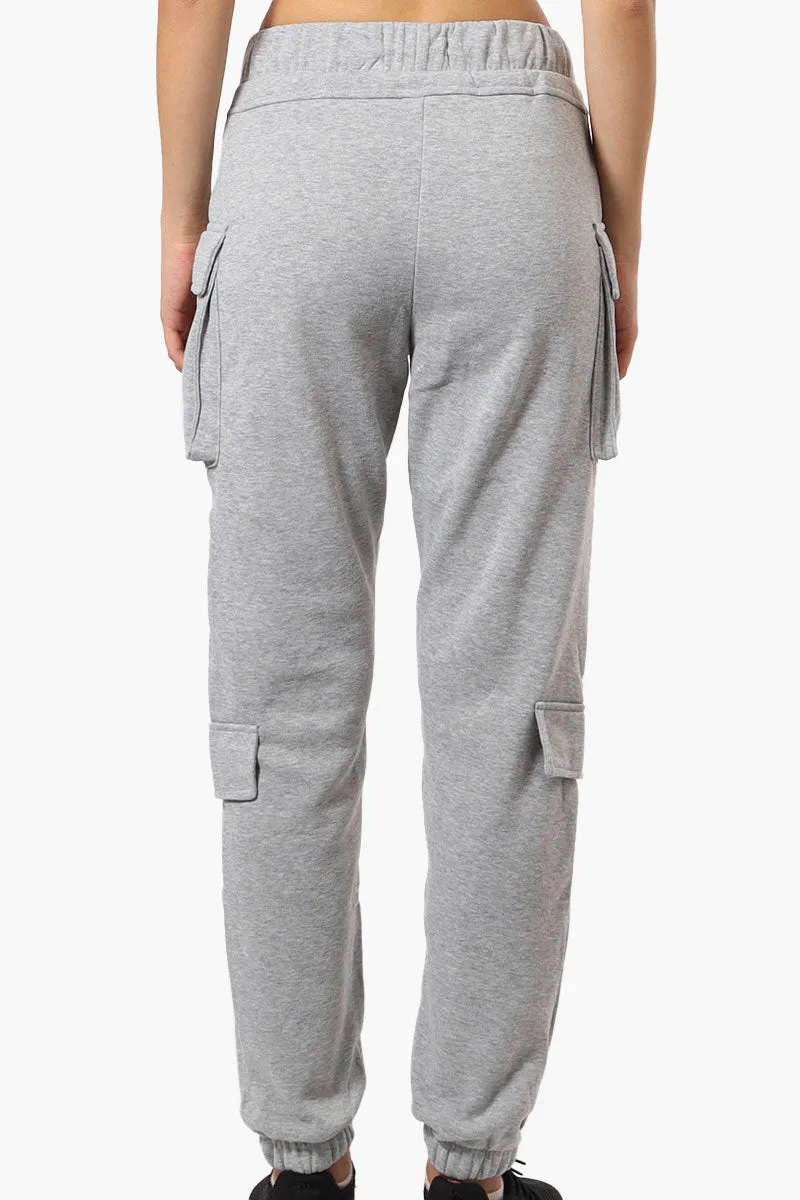 Fahrenheit Tie Waist 4 Pocket Cargo Joggers - Grey