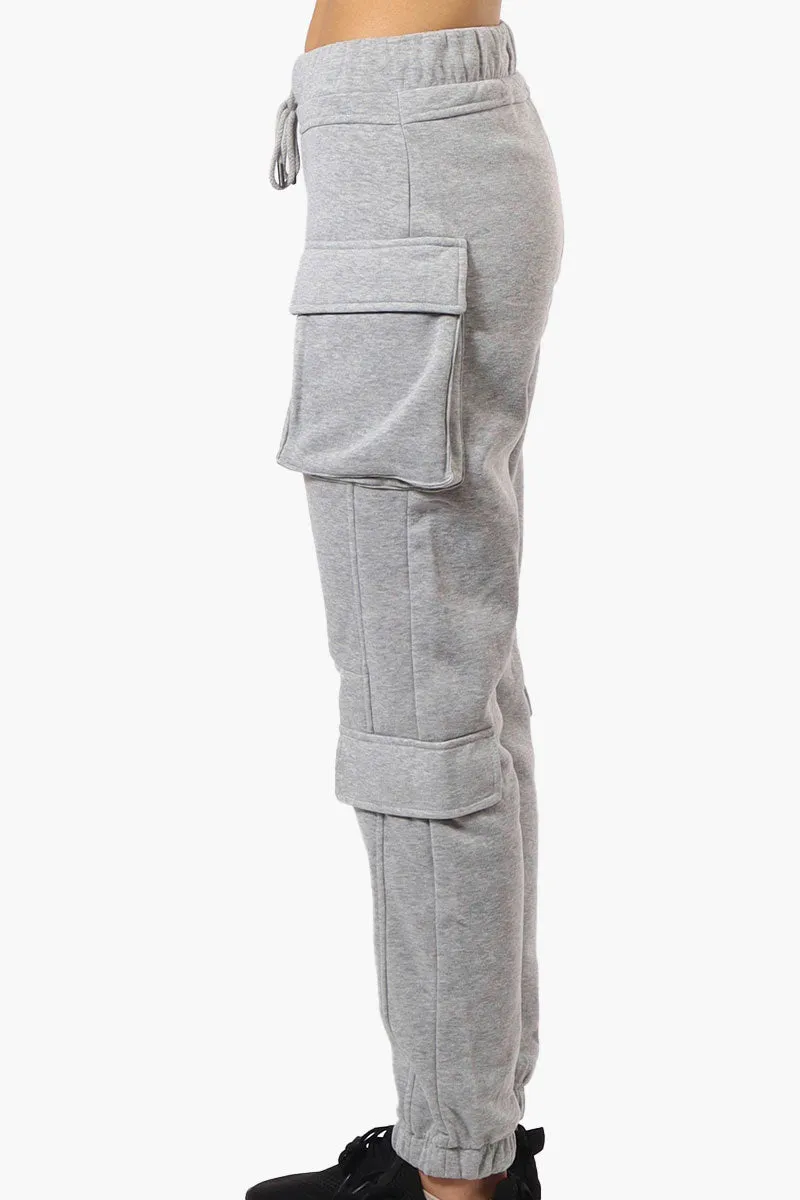 Fahrenheit Tie Waist 4 Pocket Cargo Joggers - Grey