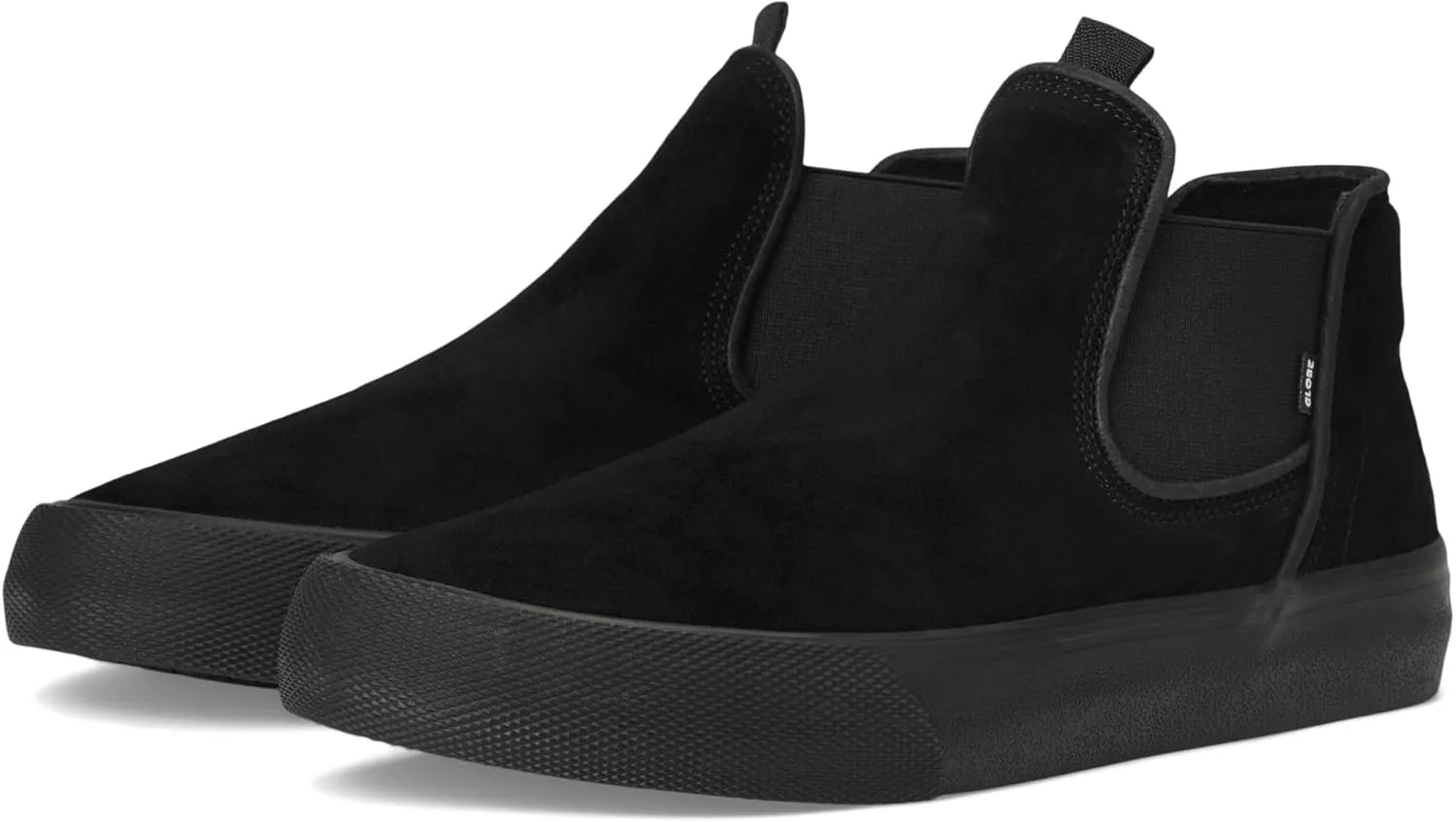 Globe Men's Dover Skate Shoe, Black Suede/Gillette, 11.5