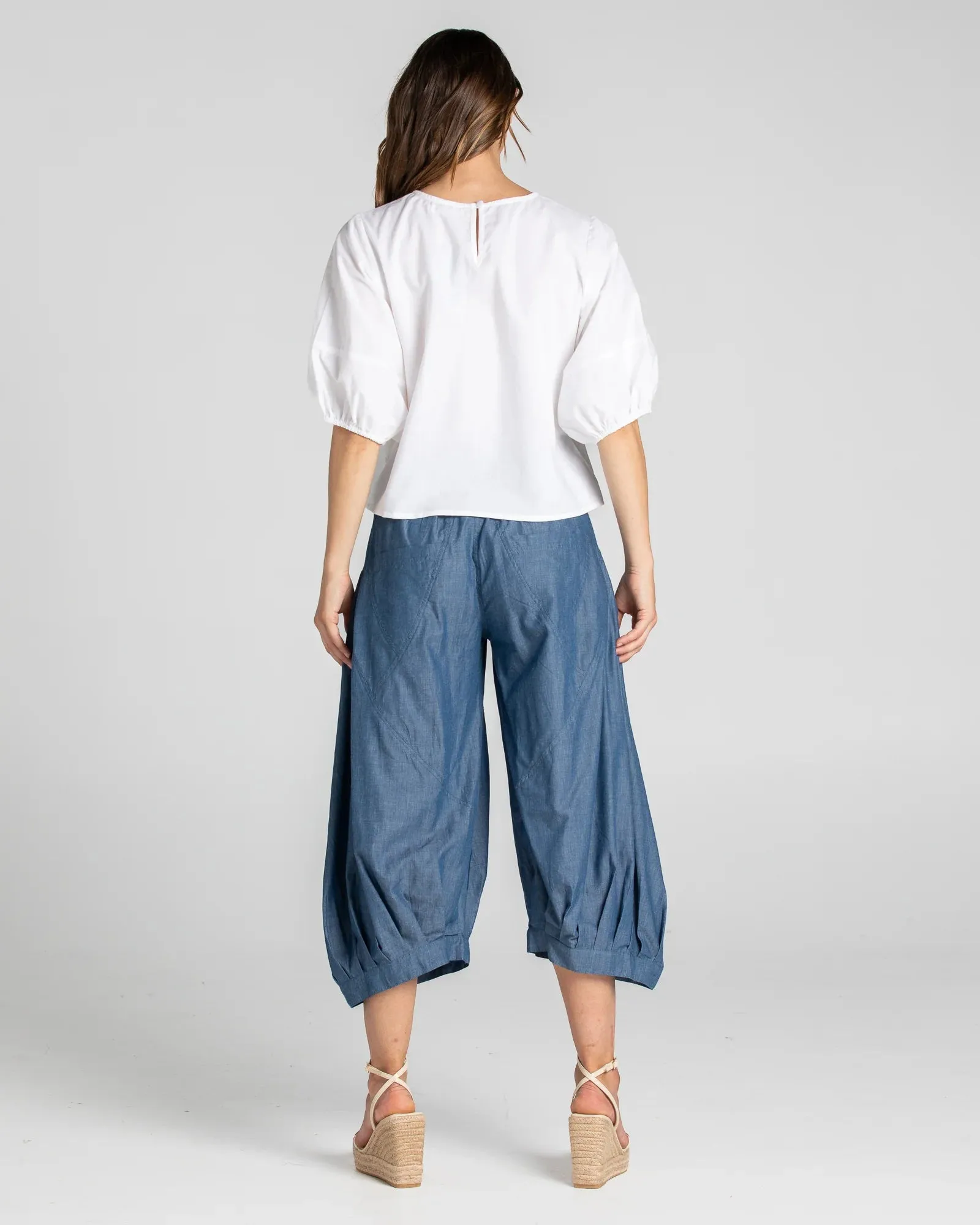Guru Pant Basic - Blue Chambray
