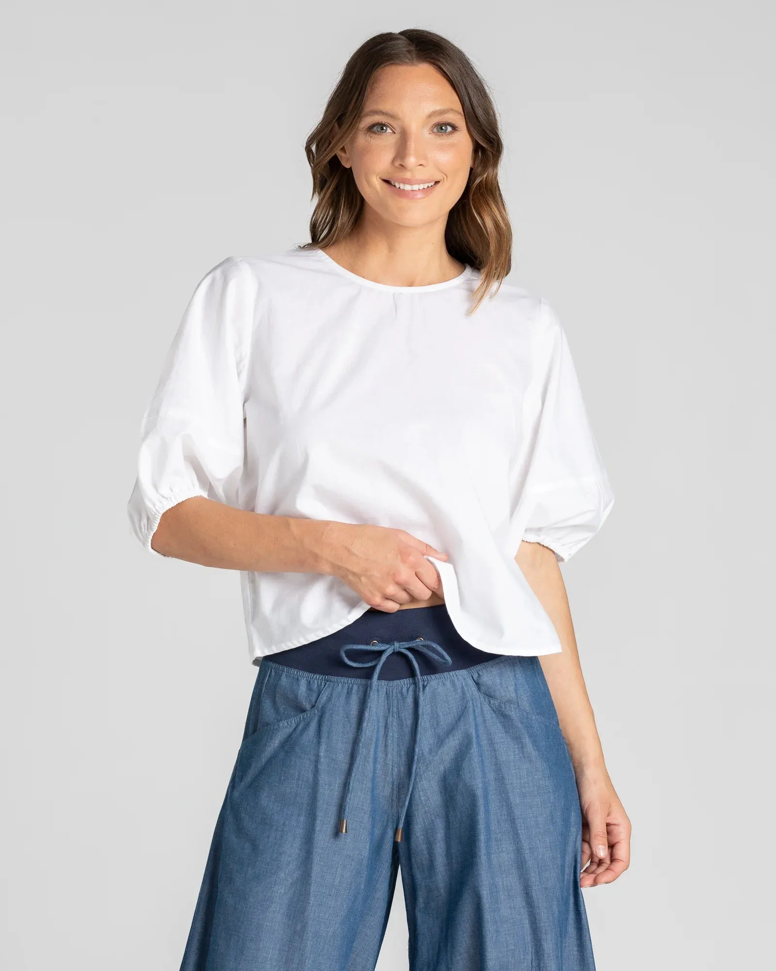 Guru Pant Basic - Blue Chambray