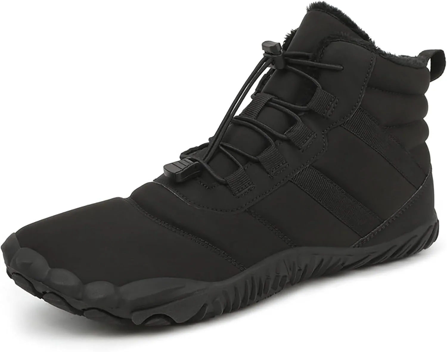 Hike Winter Footwear Barefoot Shoes Women Men, Autumn Winter Waterproof Wide Toe Box Barefoot Shoes Walking Boots