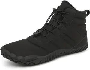 Hike Winter Footwear Barefoot Shoes Women Men, Autumn Winter Waterproof Wide Toe Box Barefoot Shoes Walking Boots