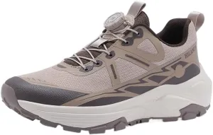 Hilanza All-Black Trail Running Shoes, Mesh Athletic Sneakers, Non-Slip Outdoor Hiking Shoes