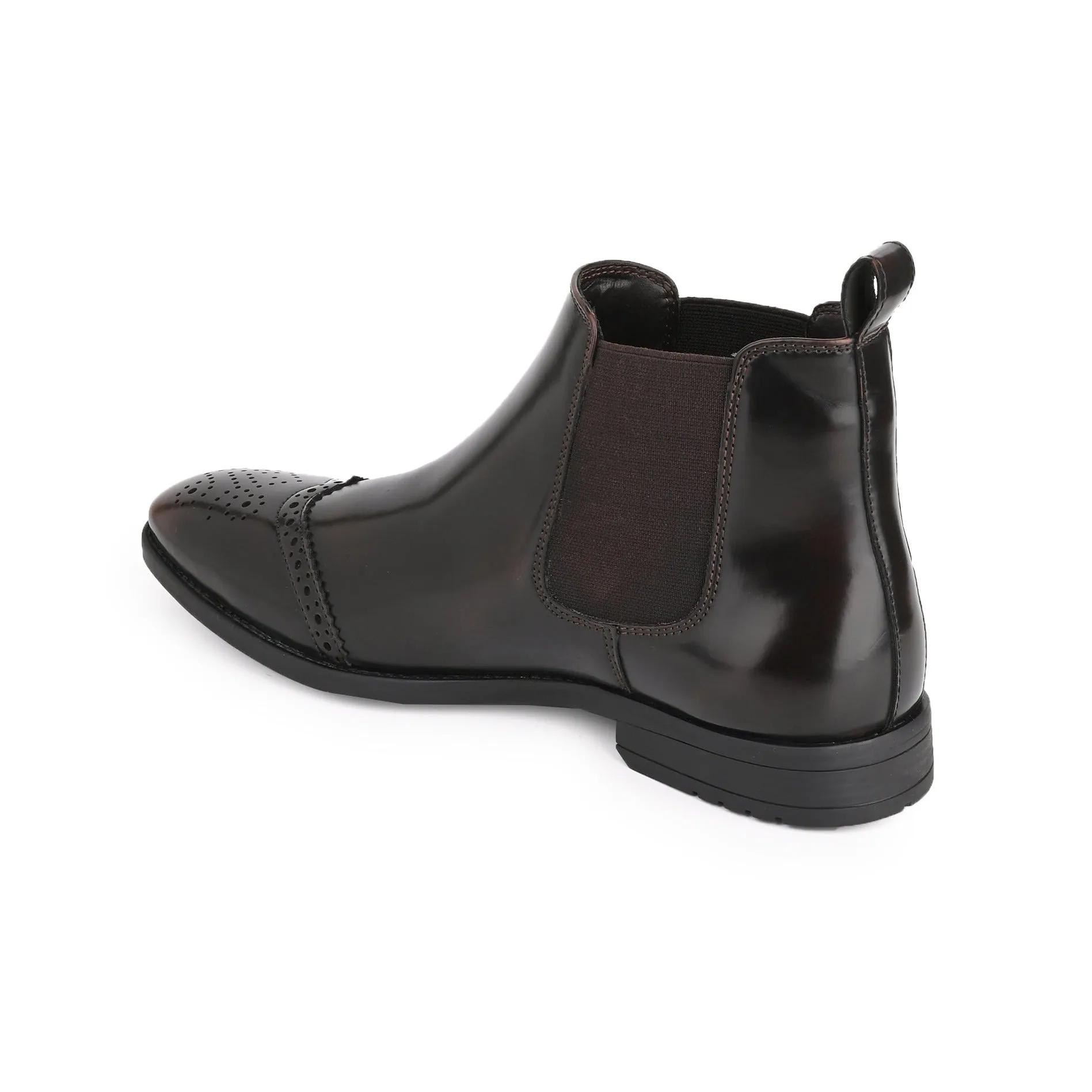 Hydes N Hues Men Brown Semi-Formal Boots