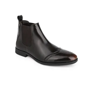 Hydes N Hues Men Brown Semi-Formal Boots