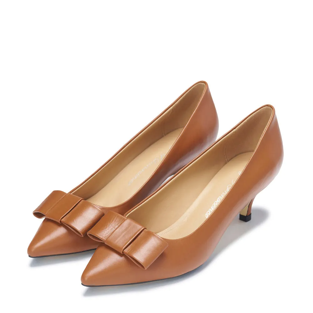 Jacqueline Leather Camel