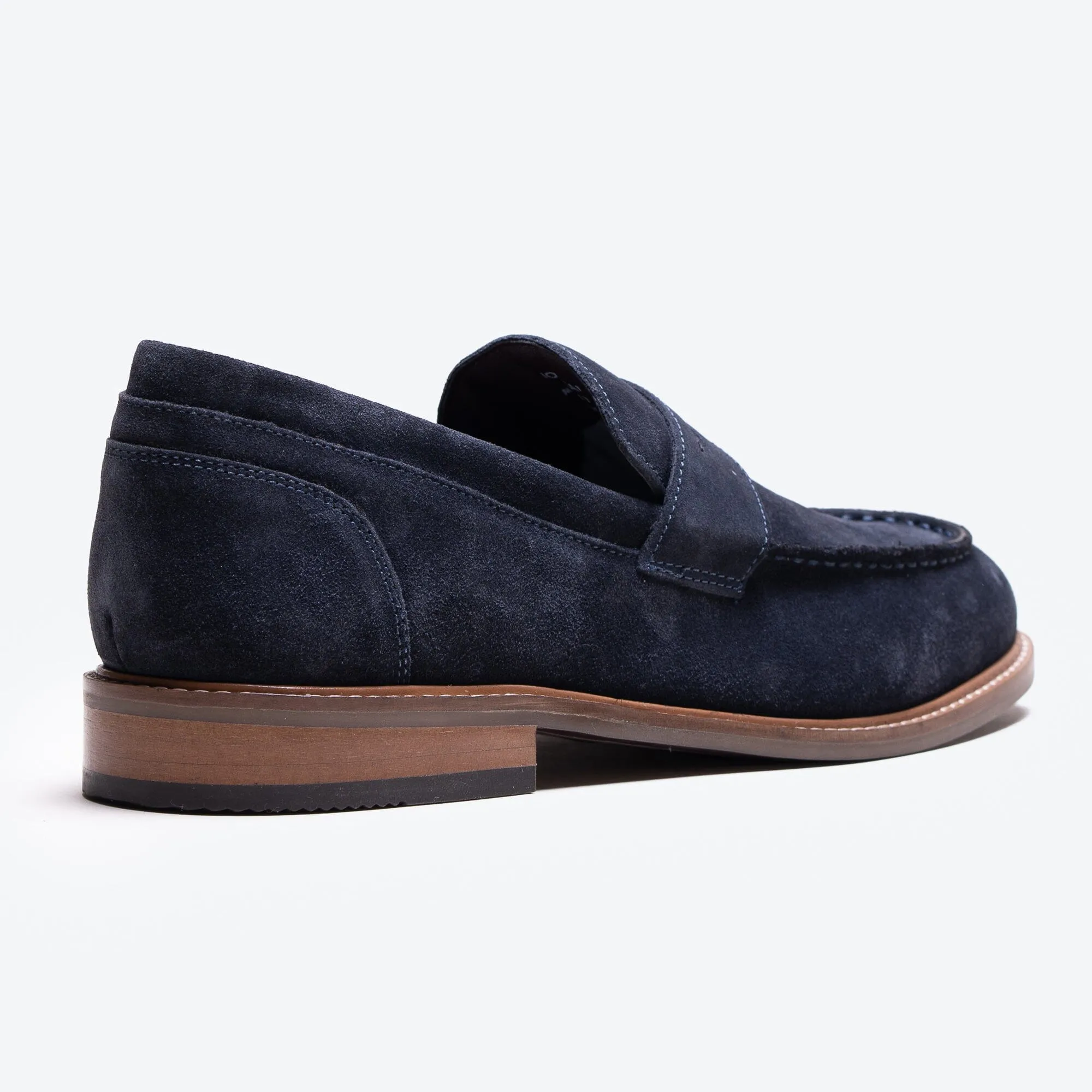 Jordan Navy Suede Loafers