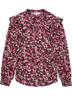 Ladies Shirt - Roze Dessin