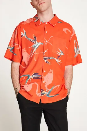 Lovitz S/S Woven - Red Pepper