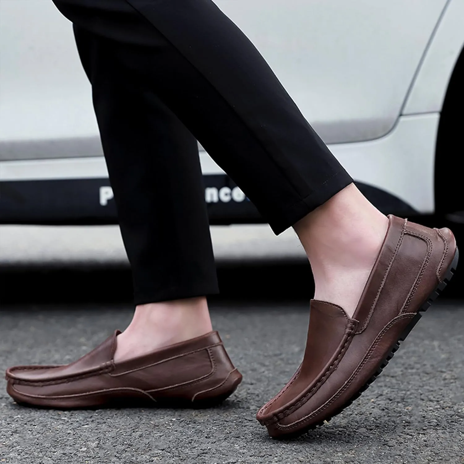 Men Casual Shoes Business Loafers Shoes Oxford Office Flats Fashion Sneakers for Male Driving Walking Dress Shoes