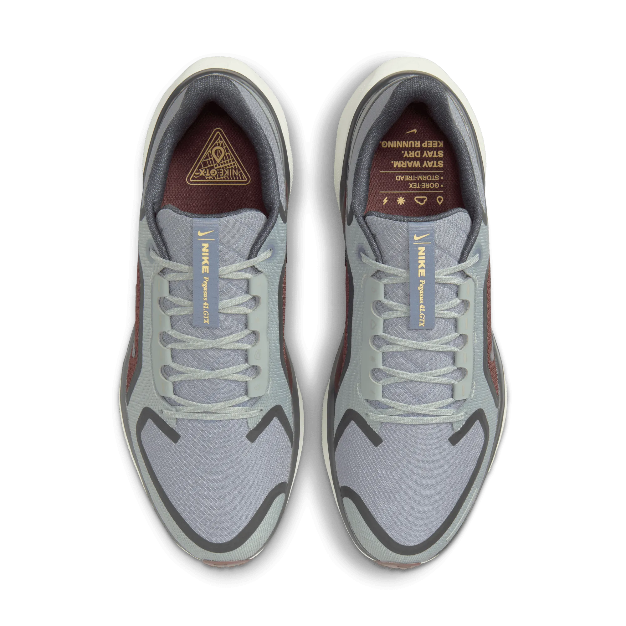 Men's Air Zoom Pegasus 41 GORE-TEX (003 - Light Pumice/Ashen Slate-Burgundy Crush)