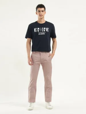 Men's Beige Slim Fit Chinos