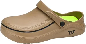 Men's Casual Work Toe Toe Solid Color Soft Sole Fashion Sandals Double Strap Sandals Men Slippers