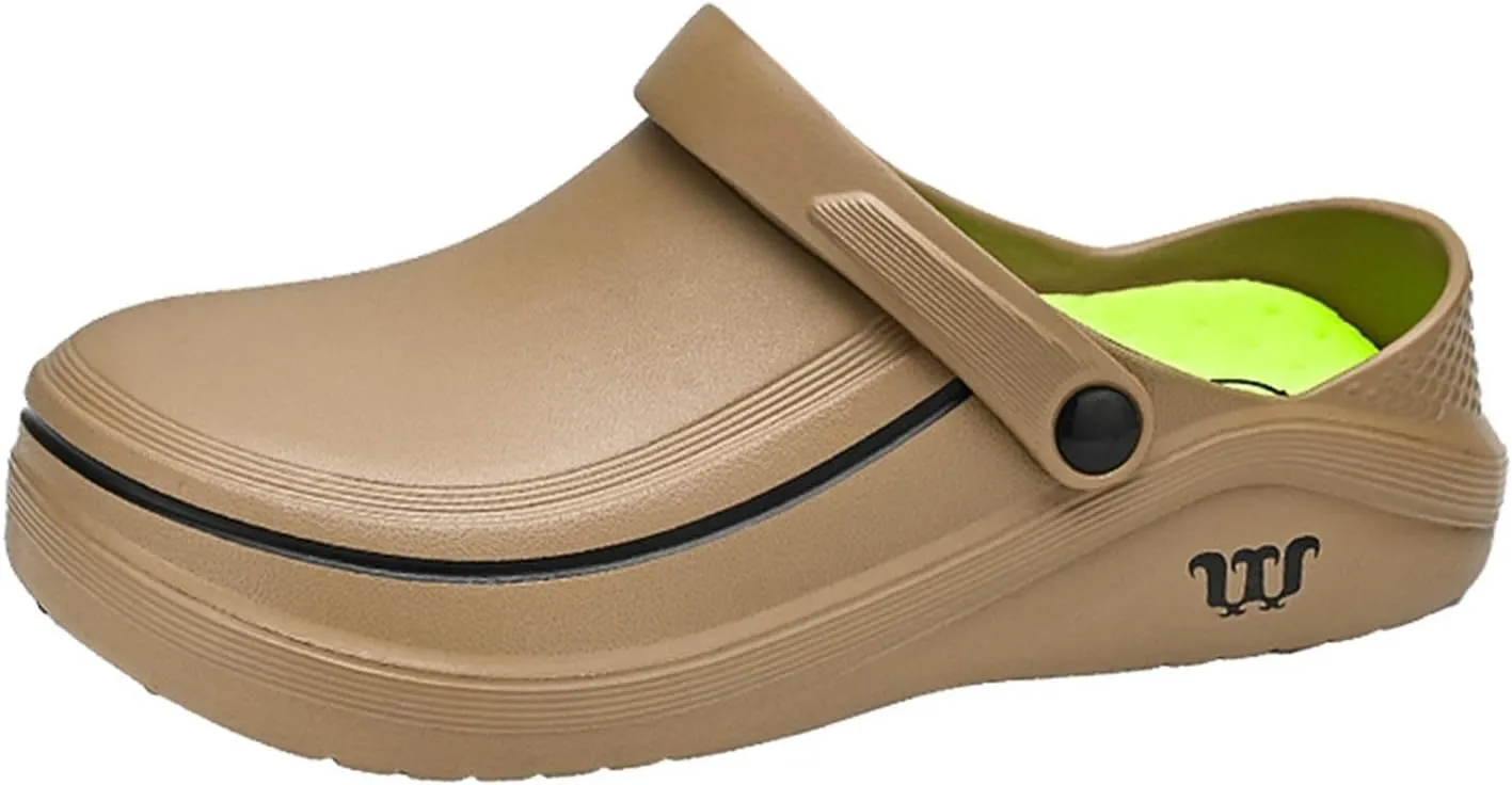 Men's Casual Work Toe Toe Solid Color Soft Sole Fashion Sandals Double Strap Sandals Men Slippers