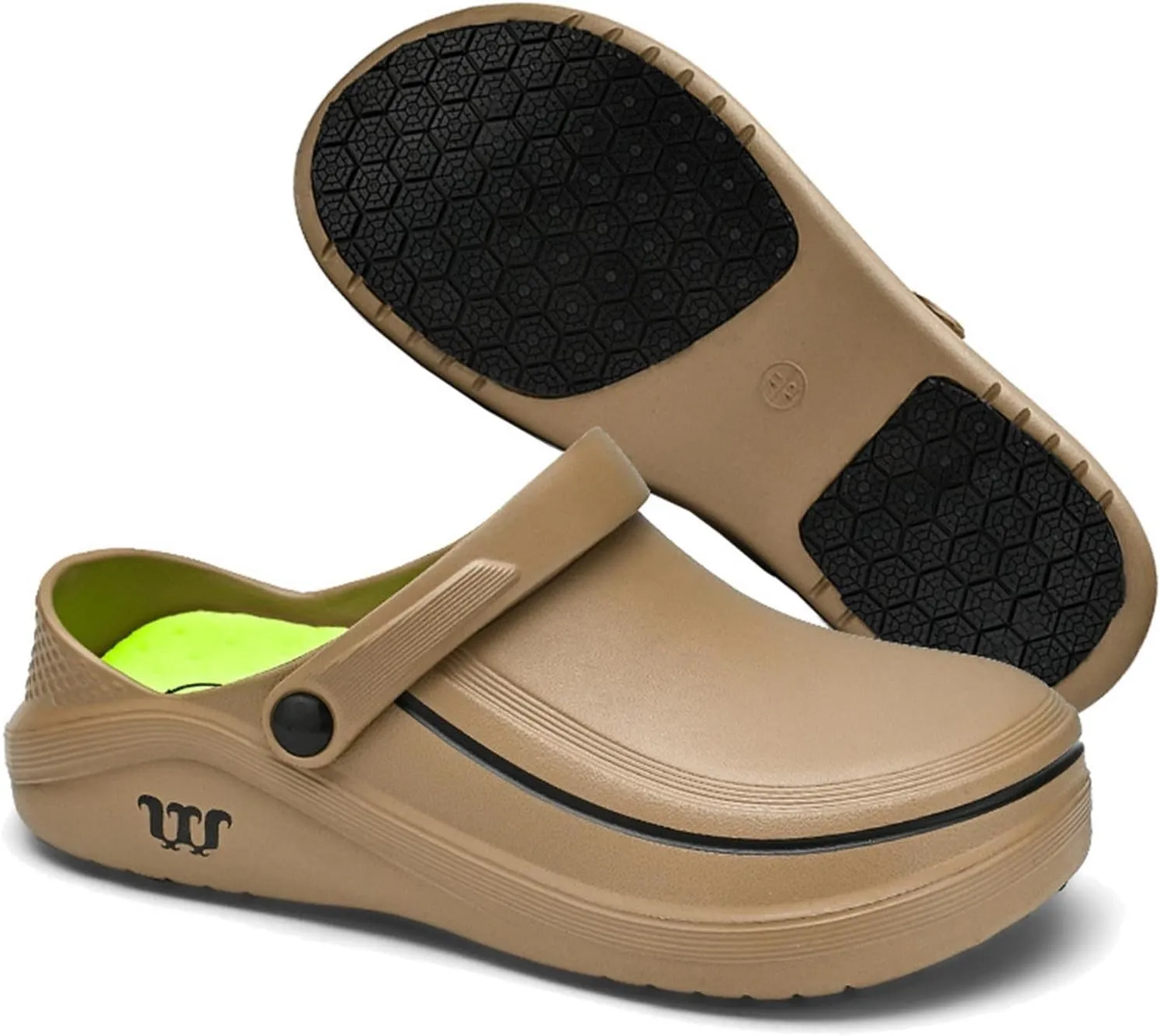 Men's Casual Work Toe Toe Solid Color Soft Sole Fashion Sandals Double Strap Sandals Men Slippers