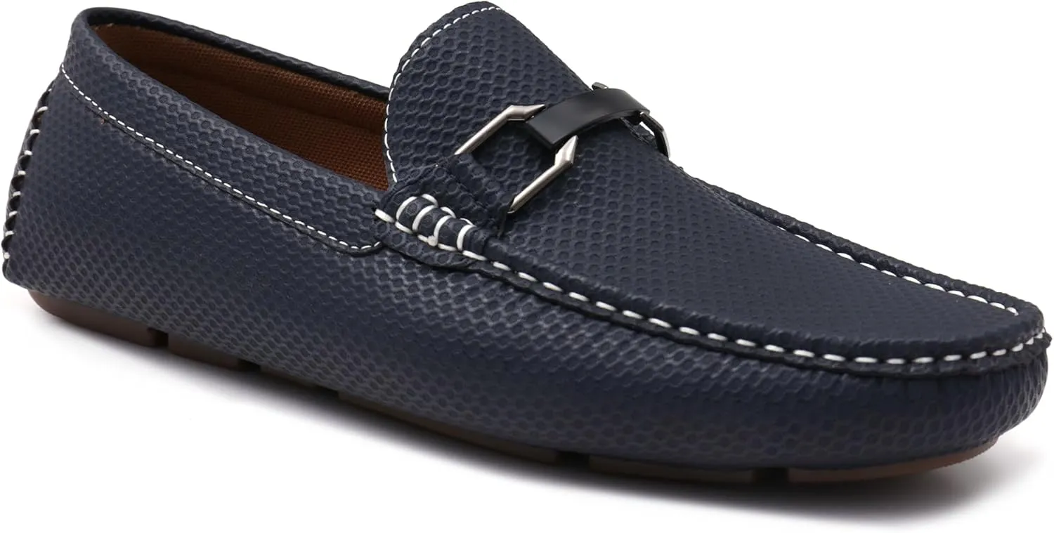 Mens Driving Loafer, Lightweight Breathable Design with Durable Rubber Sole