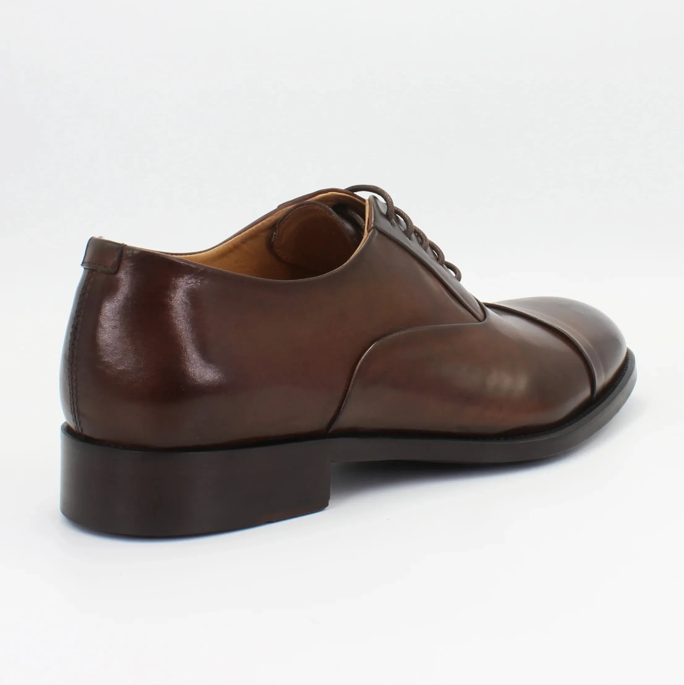 Men's Oxford in Calf Leather Montecarlo T.Moro Brown (BRU11278)