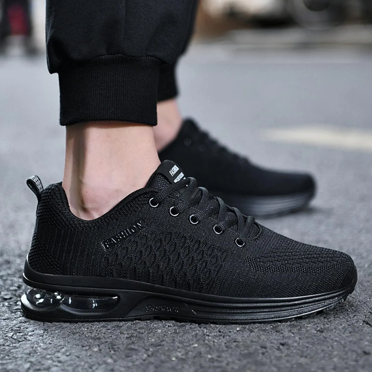 Mens Walking Shoes Badminton Shoes Men Lightweight Breathable Slip on Running Slip on Mens Athletic Running Tennis Men Sneakers New