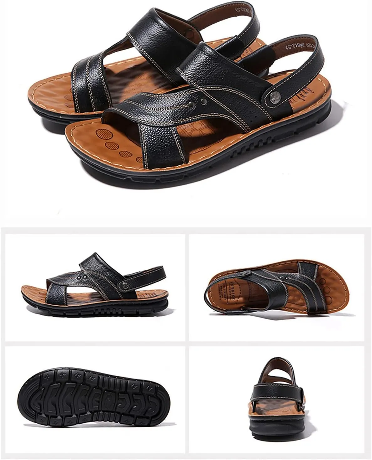 Mens Water Sandals Slides for Men Men's Sport Sandals Outdoor Hiking Sandal Mens Beach Sandals Beach Sandals