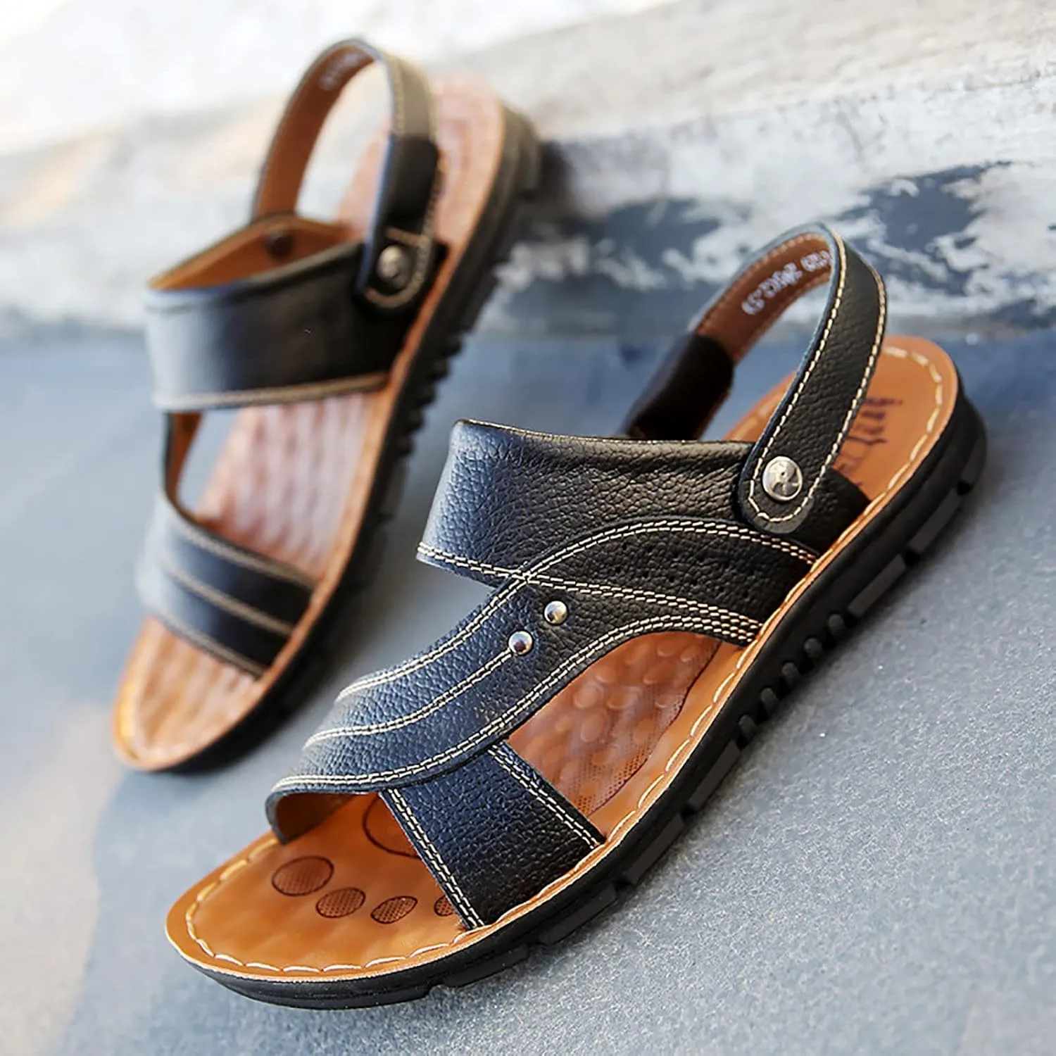 Mens Water Sandals Slides for Men Men's Sport Sandals Outdoor Hiking Sandal Mens Beach Sandals Beach Sandals