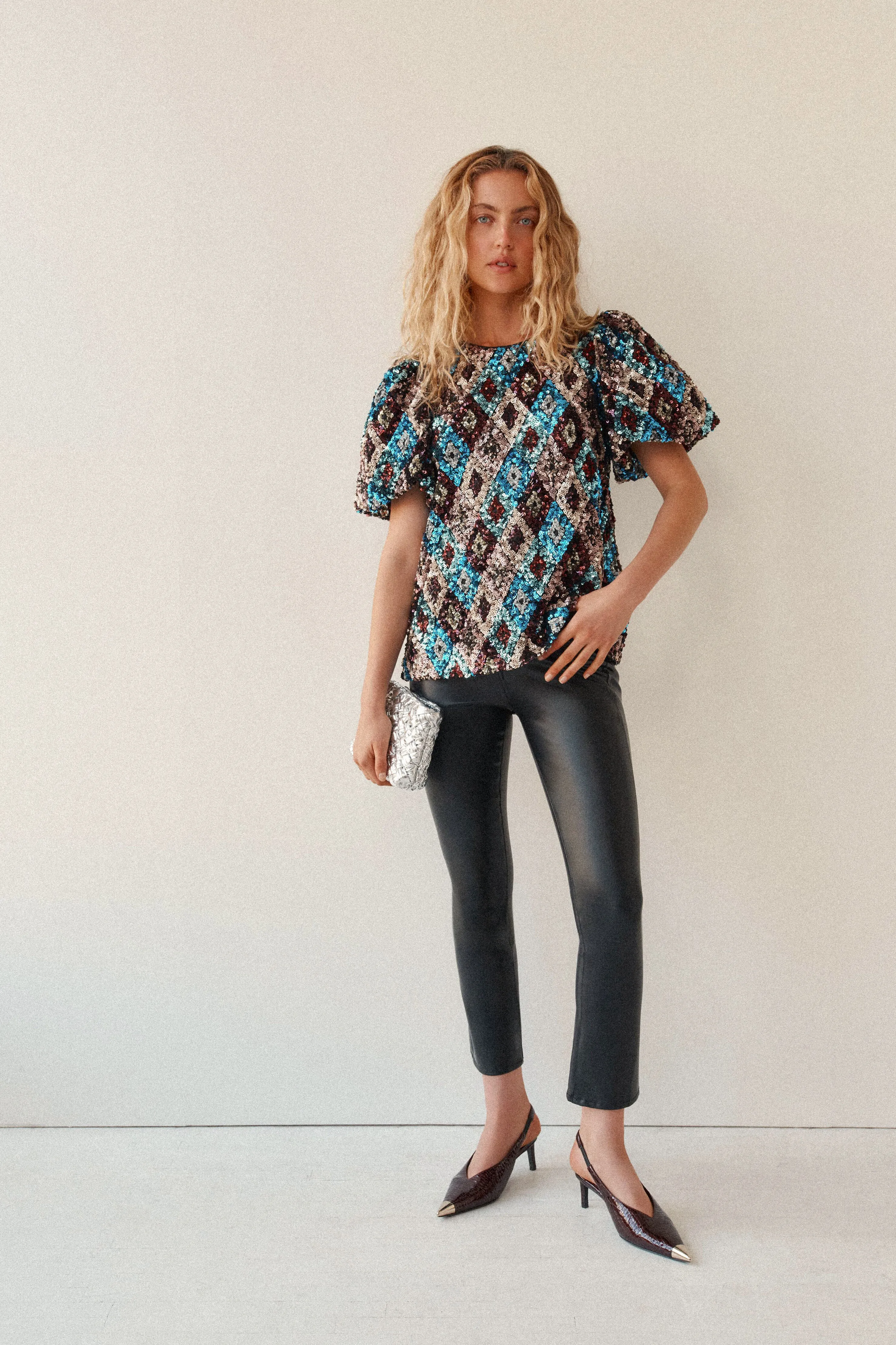 Multi Sequin Jada Blouse