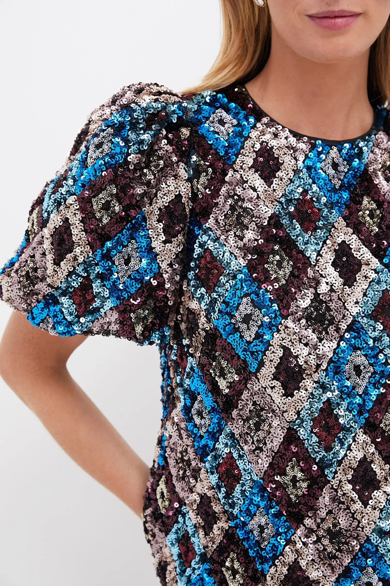 Multi Sequin Jada Blouse