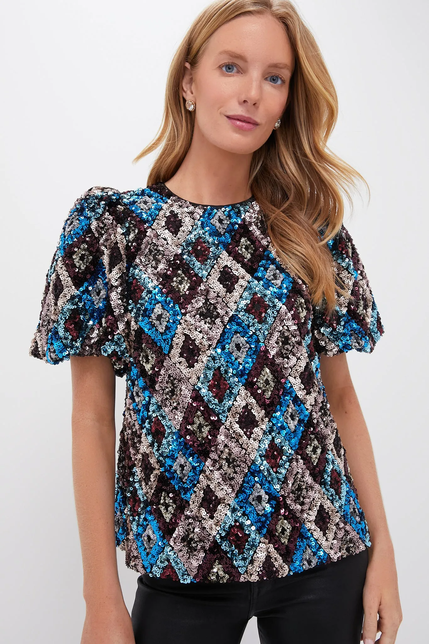 Multi Sequin Jada Blouse
