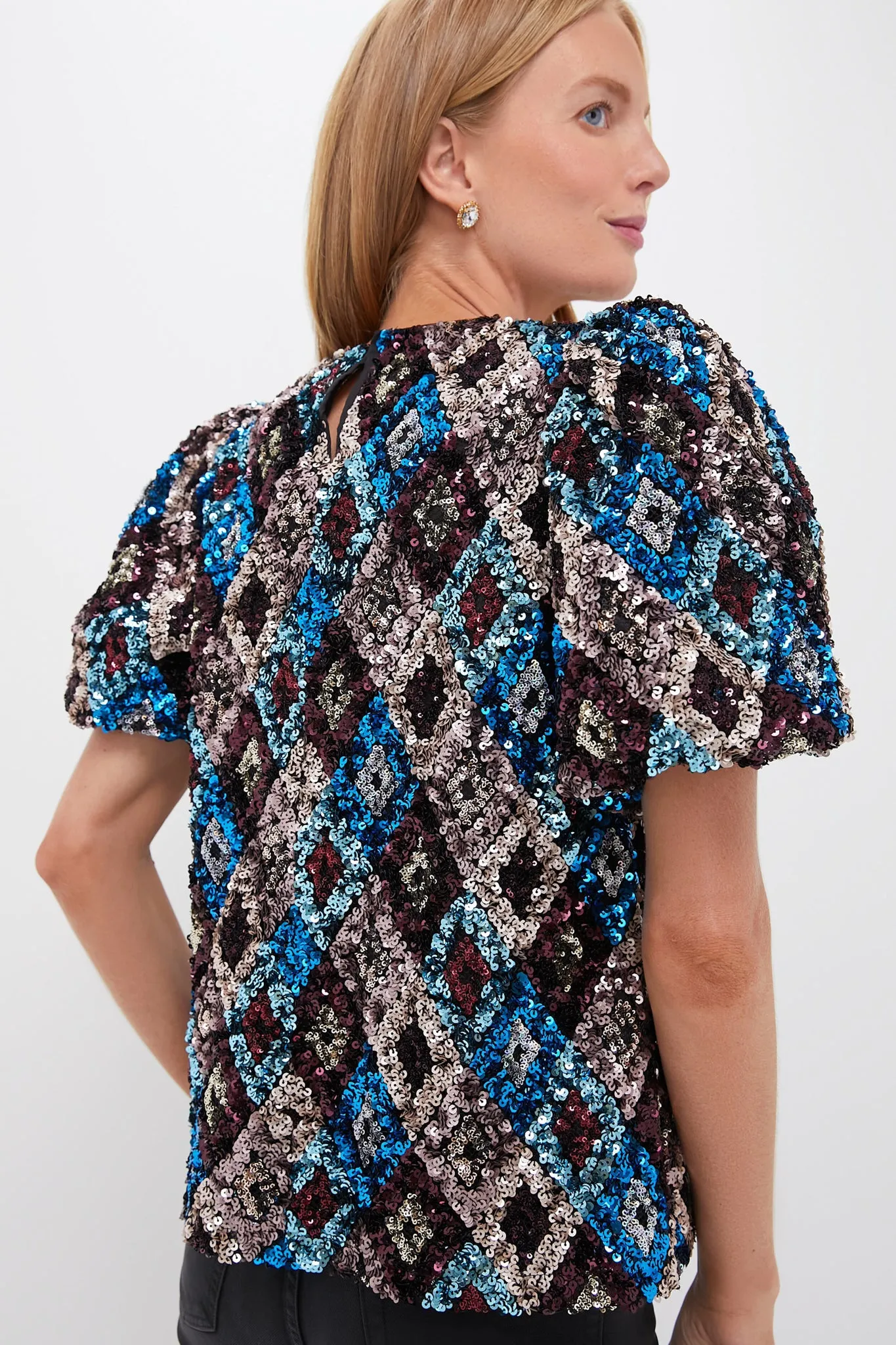 Multi Sequin Jada Blouse