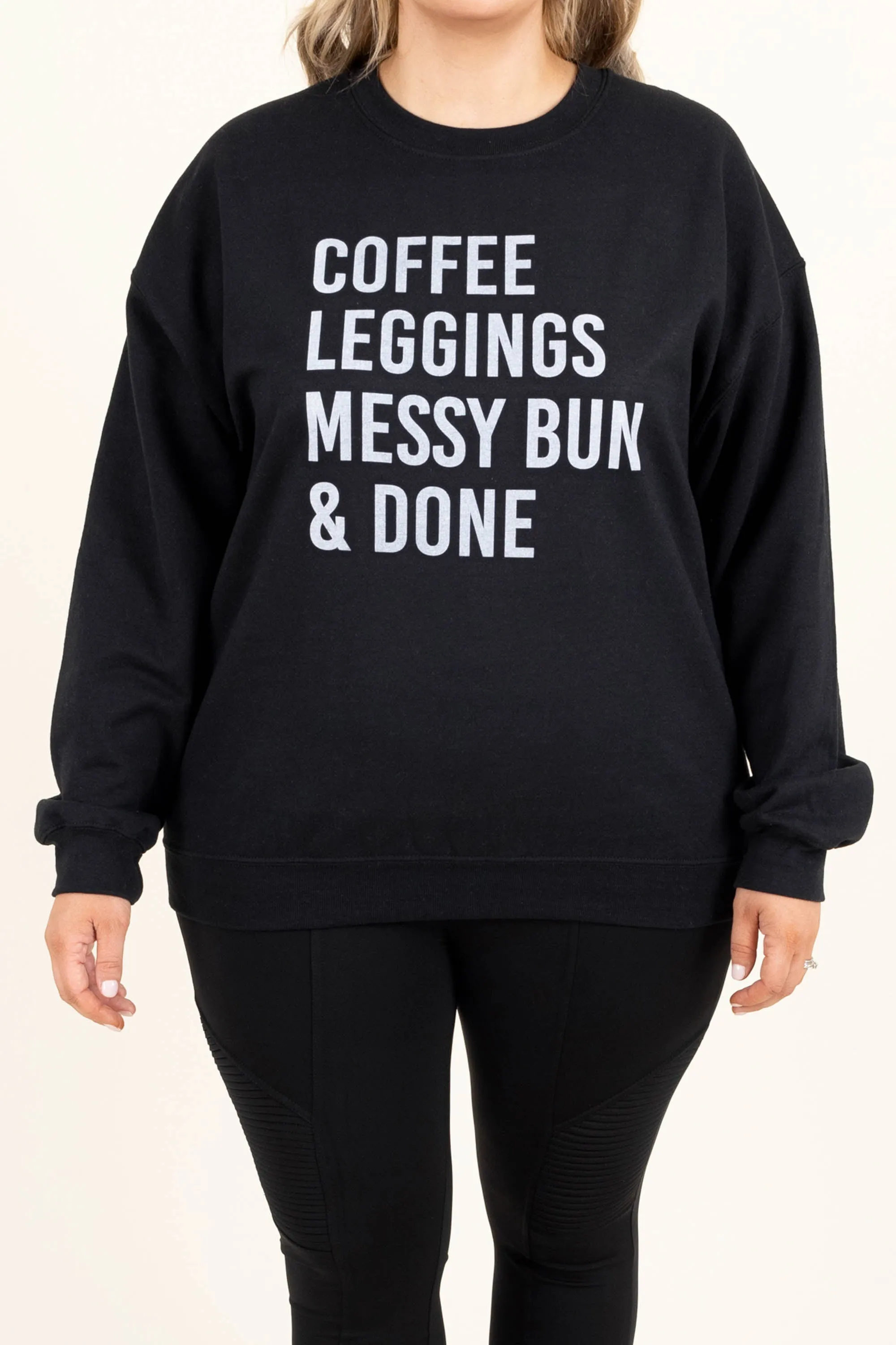 My Favorite Routine Sweatshirt, Black